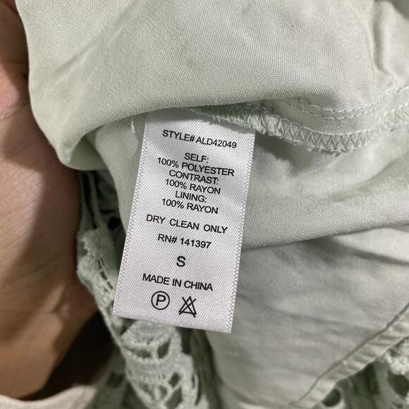 ASTR The Label Midi Dress Small Mint Green Lace A-Line Cocktail - Picture 11 of 16